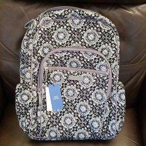 Vera Bradley Iconic Campus Backpack Charcoal Med